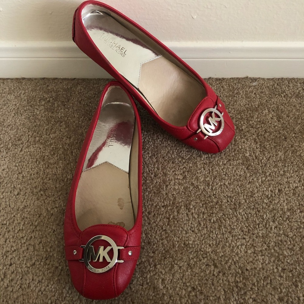 Michael Kors Red Flats